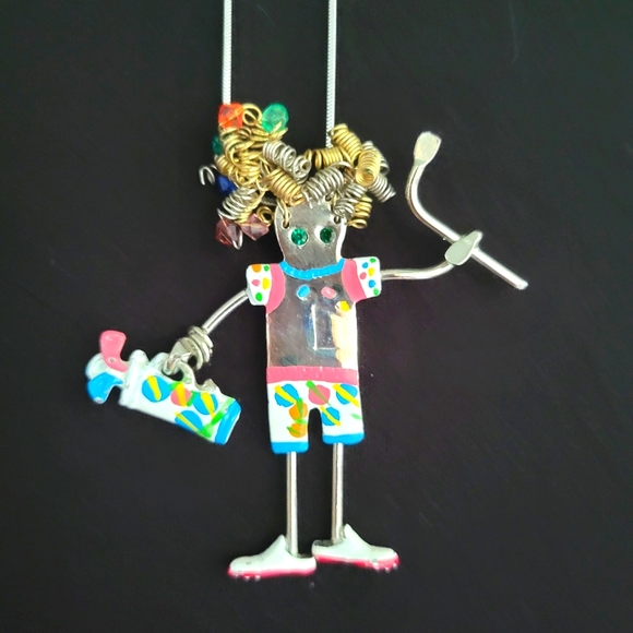 Golfer Girl Pendant - Picture 1 of 4